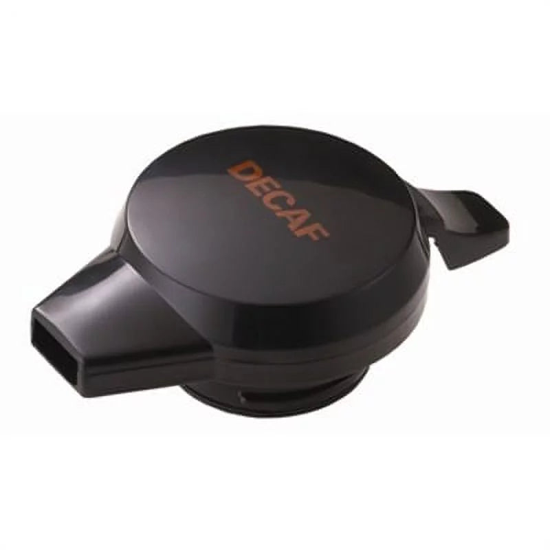 Replacement Welded Push-Button Imprinted Decaf Lid for NG101/421/501 Copper Colored Carafes