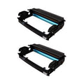 PrinterDash Compatible Replacement for Lexmark E260DN/E360DN//E460DN/E460DTN/E462DTN/X264DNW/X363DN/X364DN/X463DE/X466DE/XS463DE/XS464/XS466 Drum Unit (2/PK-30000 Page Yield) (E260X22G_2PK)