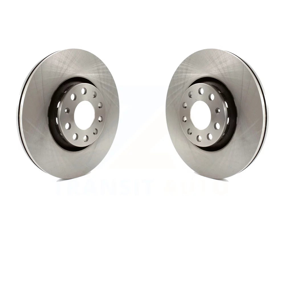 Front Disc Brake Rotors Pair For Audi A4 Quattro A6 A8 S4 S6 K8-100324