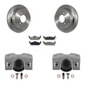 Transit Auto Rear Disc Brake Caliper Rotors And Semi-Metallic Pads Kit For Ford F-150 Lincoln Mark LT KC8-100606S