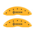 Yellow Star Caliper Covers for 2003-2006 Lincoln Navigator by MGP