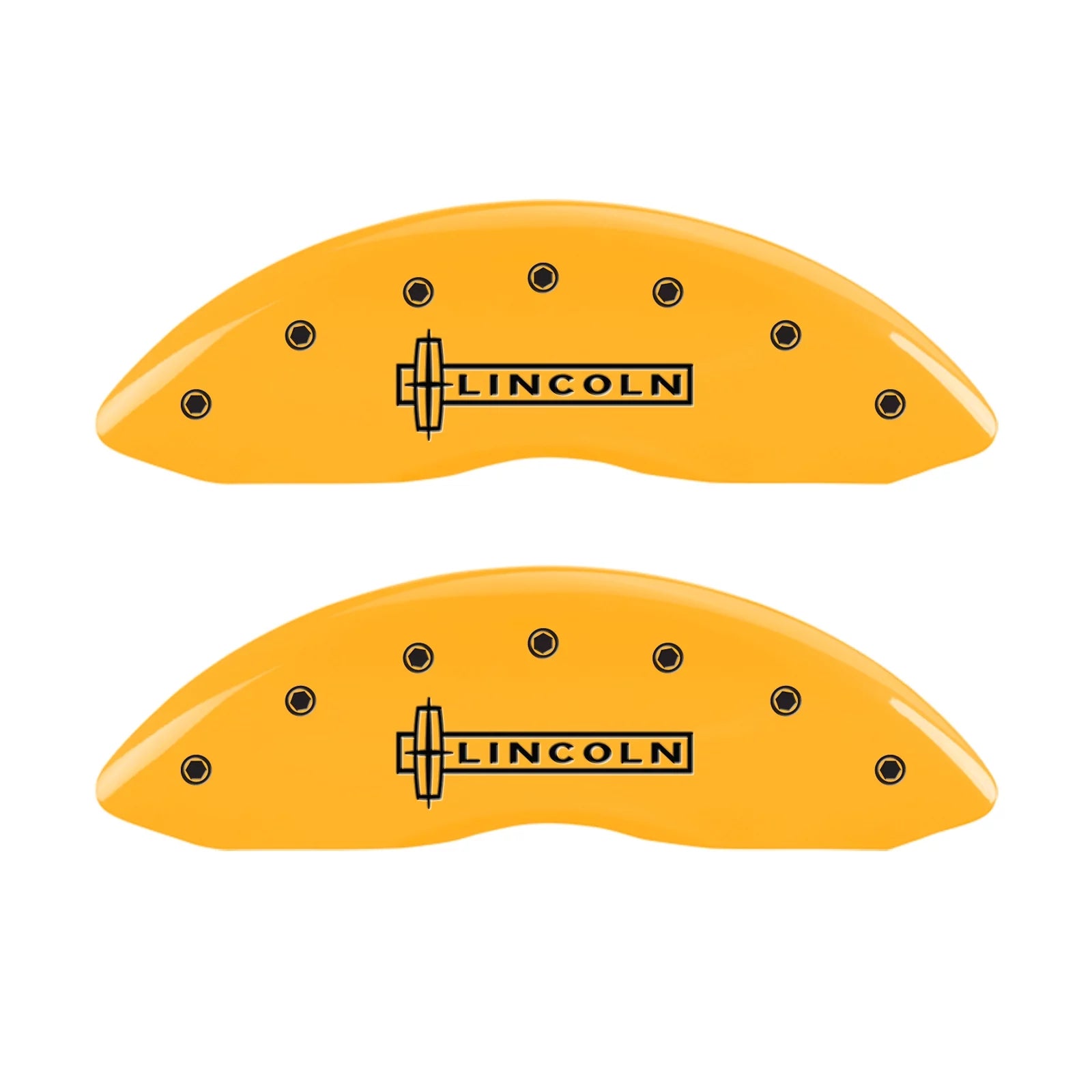 Yellow Star Caliper Covers for 2003-2006 Lincoln Navigator by MGP