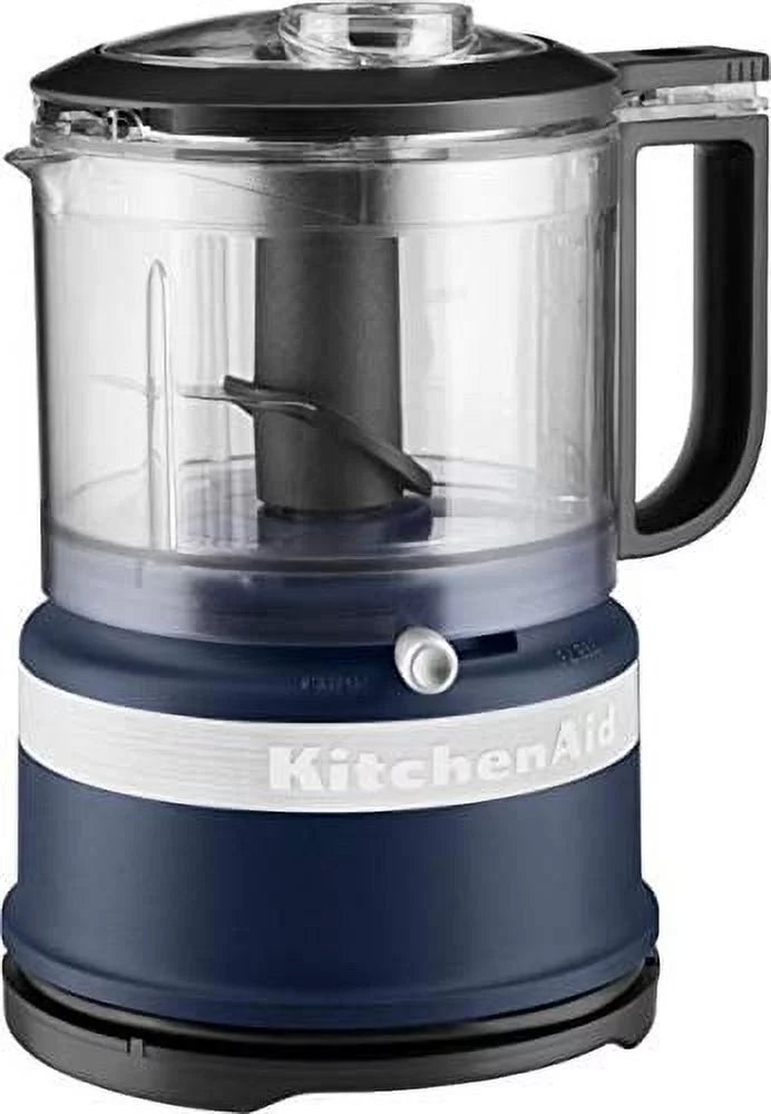KitchenAid KFC3516IB 3.5 Cup Food Chopper, Ink Blue (Used)
