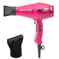 Parlux 3200 Plus Fuchsia Hair Dryer and M Hair Designs Hot Blow Attachment Black (Bundle - 2 Items)
