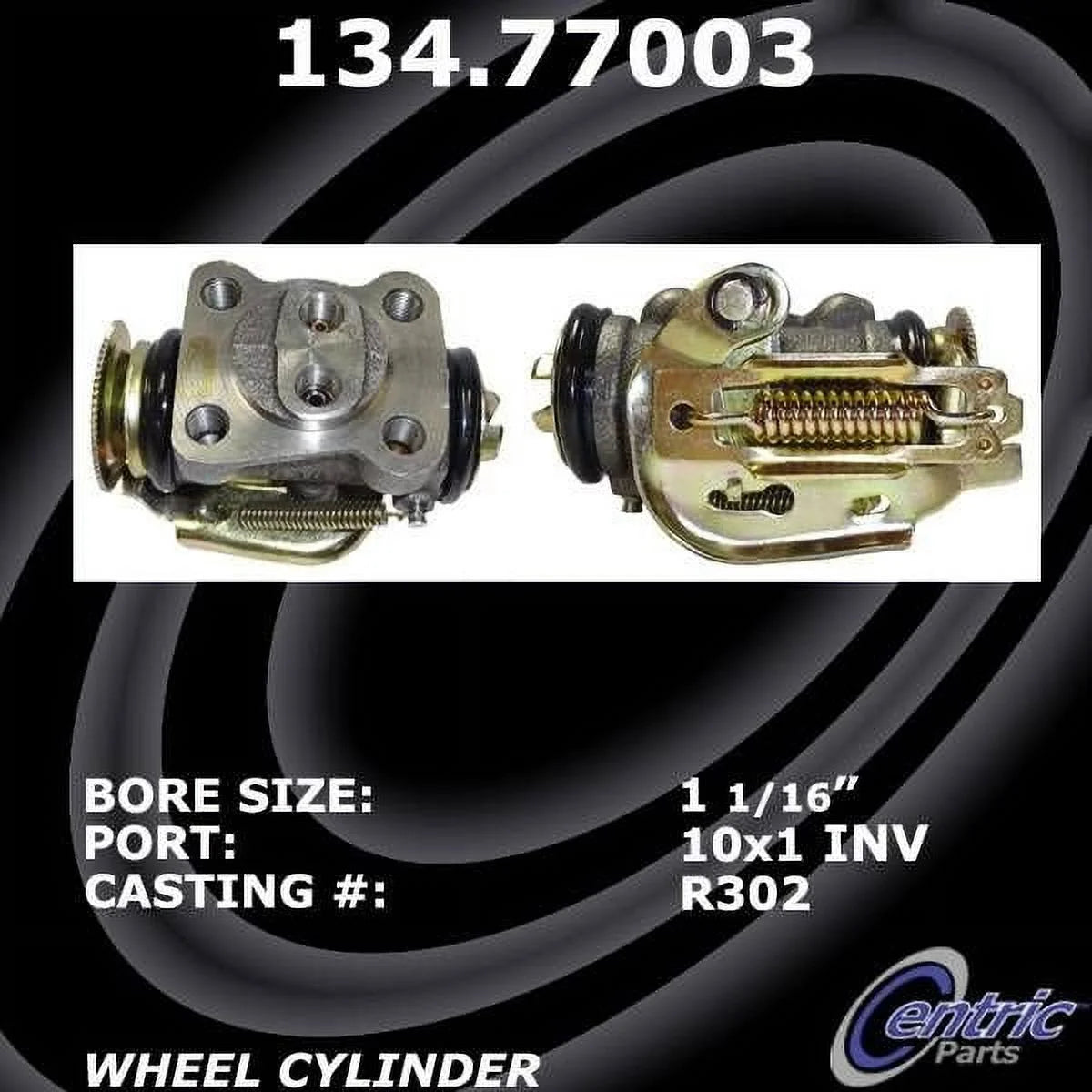 Centric 134.77003 - Premium Rear Passenger Side Rearward Drum Brake Wheel Cylinder