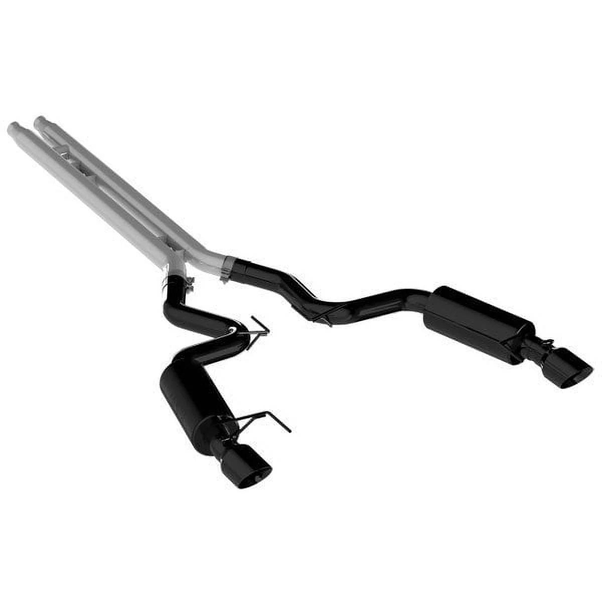 MBRP Exhaust S7277BLK Armor BLK Cat Back Exhaust System Fits 15-17 Mustang Fits select: 2015-2017 FORD MUSTANG GT