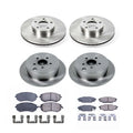 Ultimate Brakes Front and Rear Ceramic Brake Pad and Rotor Kit with Hardware WM81554
