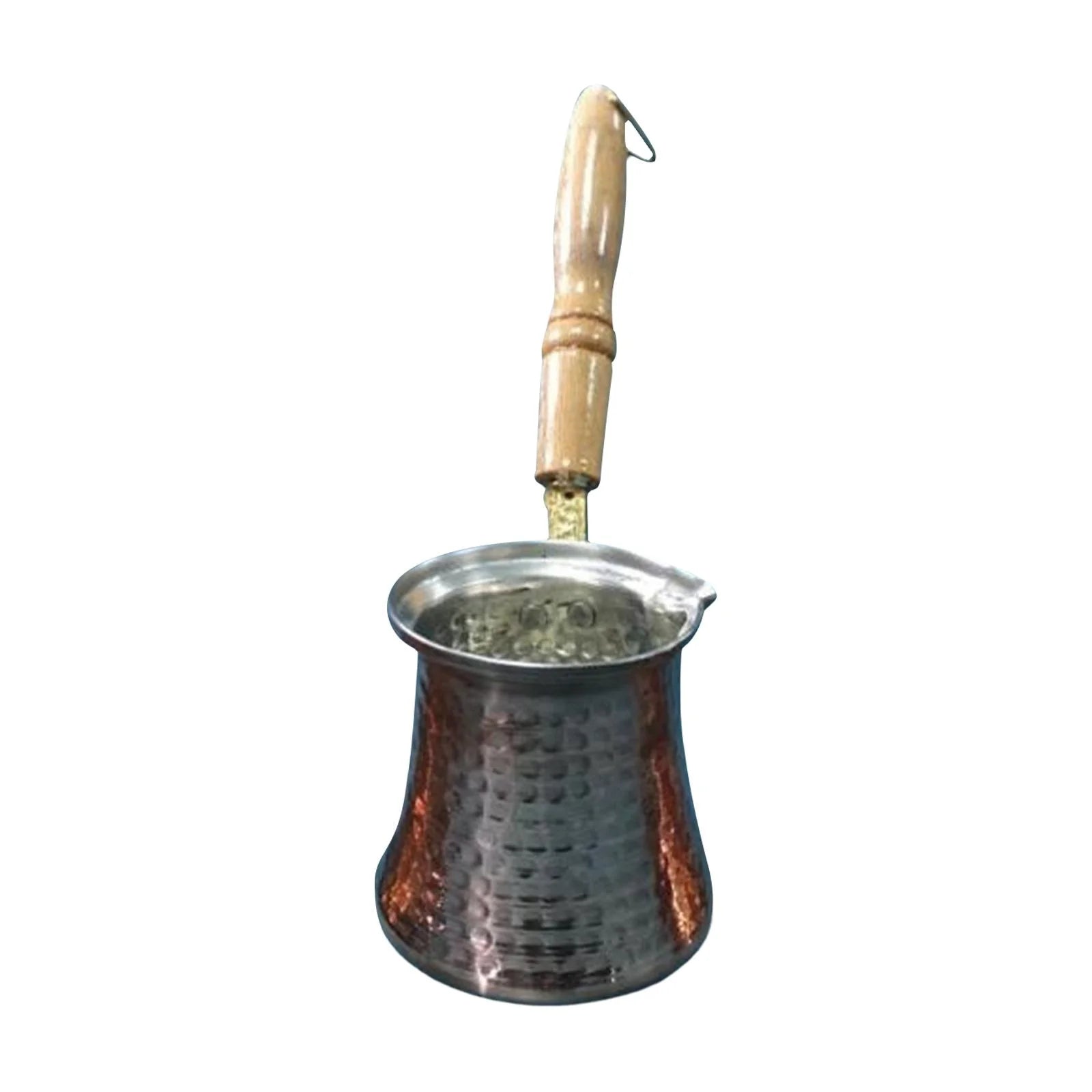 Esquirla Turkish Coffee Pot Kitchen with Long Handle Cafe Bar Greek Arabic Coffee Pot 270ml