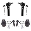 Detroit Axle - 4pc Front Lower Ball Joints Outer Tie Rods Replacement for Jeep Compass Patriot Fits select: 2014-2016 JEEP PATRIOT SPORT, 2007 DODGE CALIBER