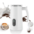 Lixada Stainless Steel Electric Milk Frother 4 in 1 Hot Cold Foam Maker Silent 400W Non-Stick 11.84oz Automatic Steamer for Coffee Hot Milk