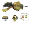 Helix Suspension Brakes & Steering  1967-1972 Chevy Truck Firewall Mount Power 11 in. Dual Brake Booster Kit Disc & Drum