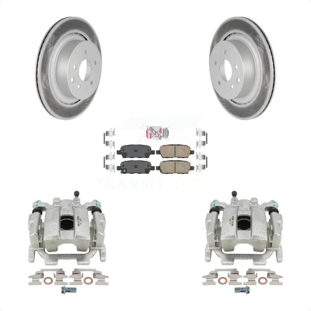 Transit Auto Rear Disc Brake Caliper Coated Rotors And Ceramic Pads Kit For 2011 INFINITI G37 X Sport With Single Piston Front KCG-100626N