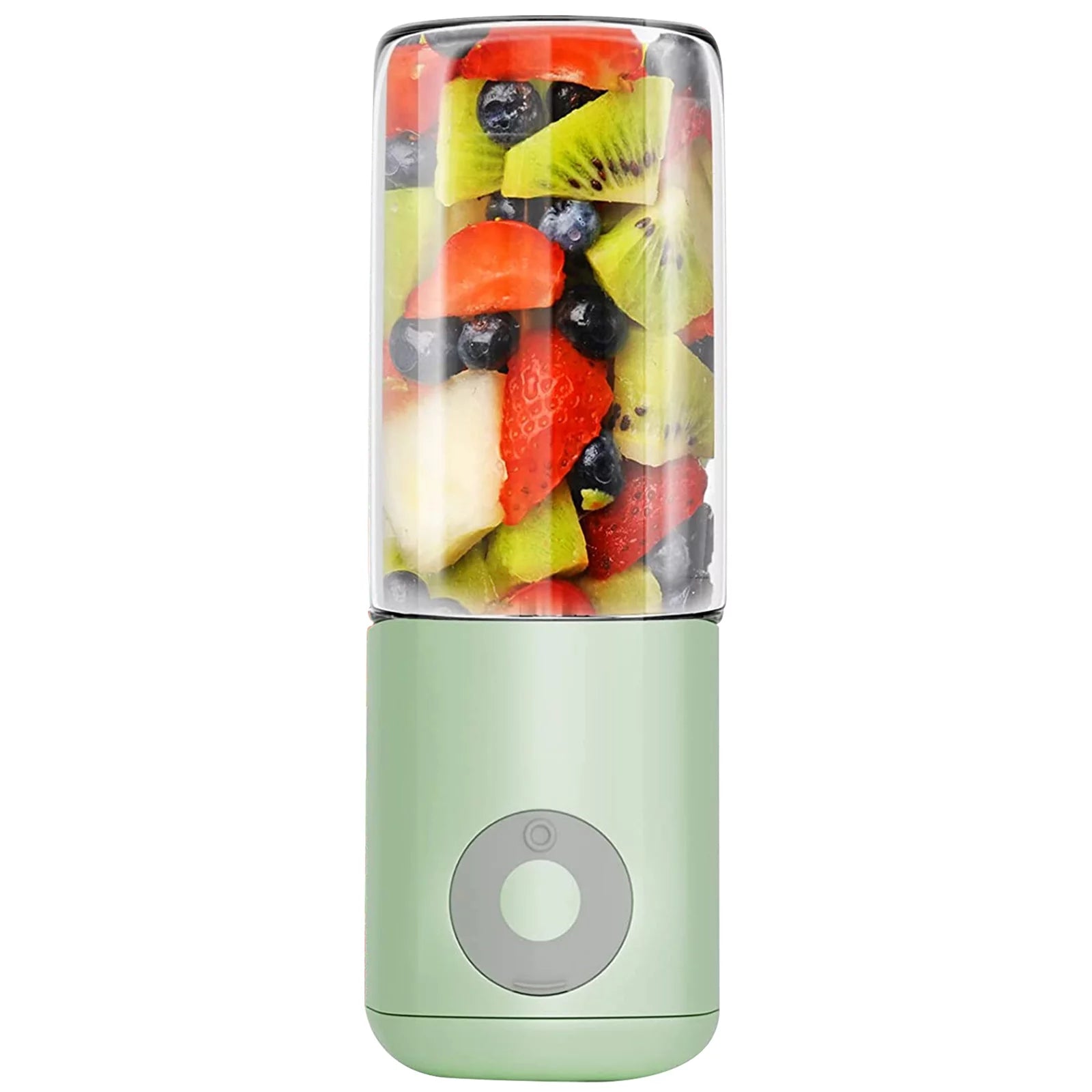 Portable Blender, Persona Blender for Shakes and Smoothies, Fresh Juice Blenders, USB charge Fruit Juice Mixer with Six Blades, 500ML, Green, COOSERRY