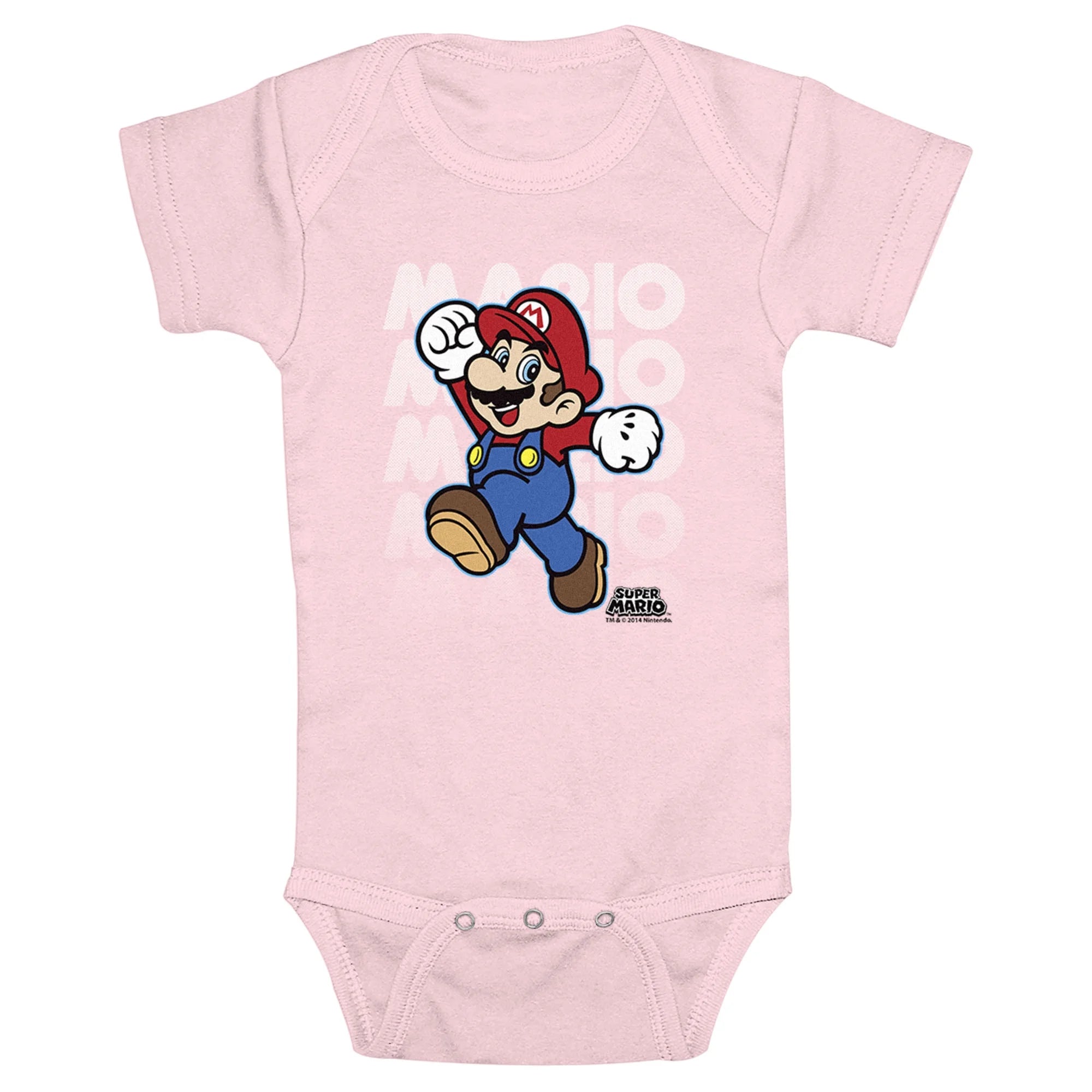 Infant's Nintendo Jumping Mario   Light Pink 12 Months