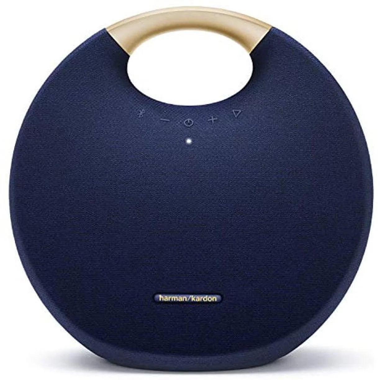Harman Kardon Onyx Studio 6 Wireless Bluetooth Speaker - IPX7 Waterproof Extra Bass Sound System with Rechargeable Battery and Built-in Microphone - Blue