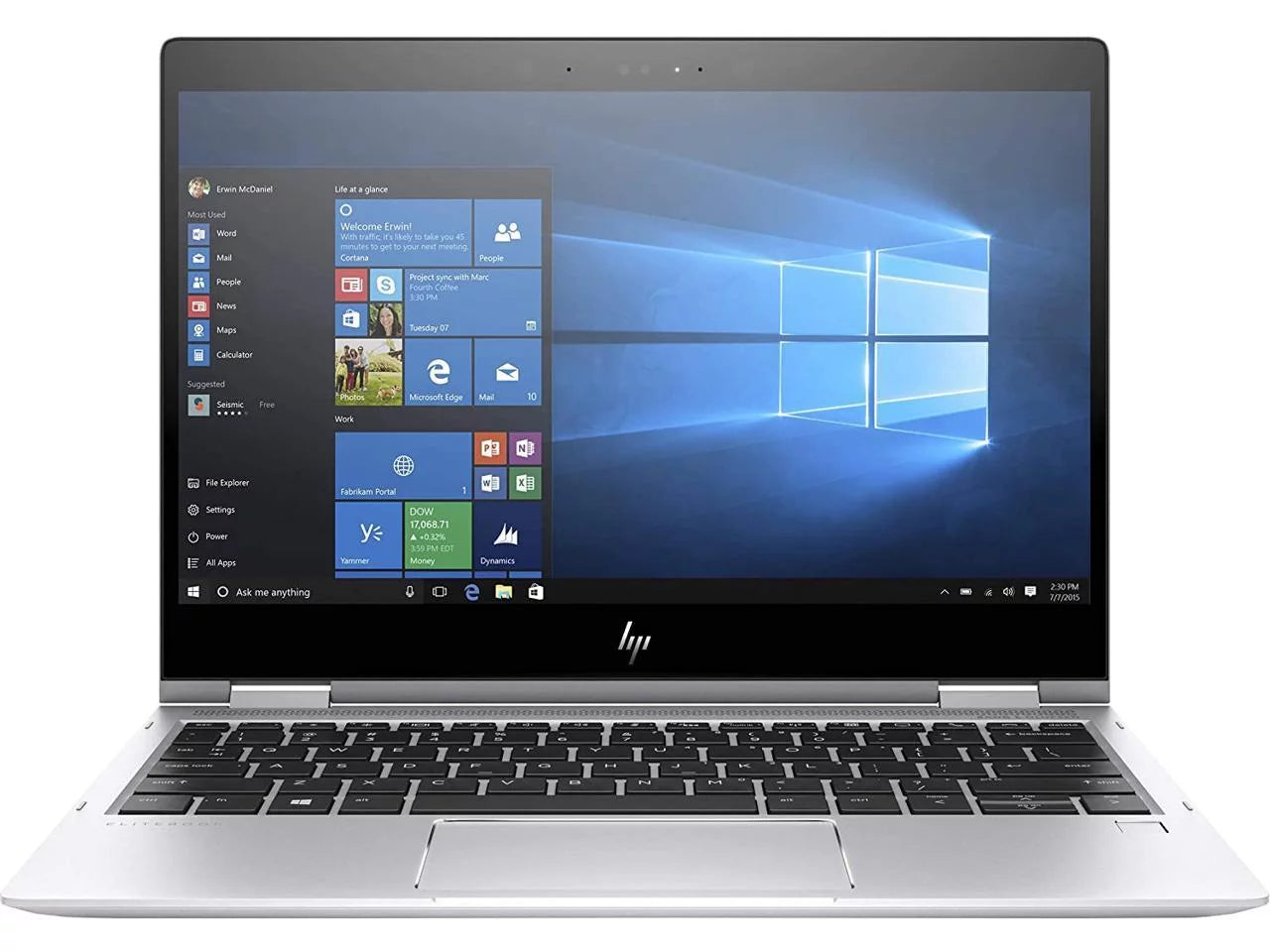 HP EliteBook X360 1030 G2 2-in-1 Intel Core i5 5th Gen 7300U (up to 3.5 GHz) 8 G
