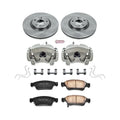 Power Stop Front Stock Replacement Brake Pad and Rotor Kit with Calipers KCOE3022B