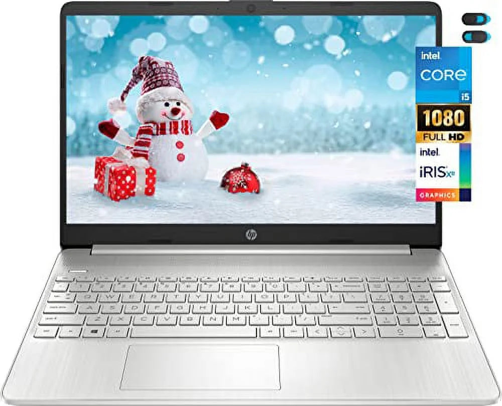 HP 2022 15.6 Inch FHD 1080P Business Laptop, 11th Gen Intel Quad-Core i5-1135G7, 12GB DDR4 RAM, 512GB PCIe SSD, Intel Iris Xe Graphics, USB-C, HDMI, Wi-Fi, Fingerprint Reader, Win10 S + YSC Accessory