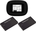 Bundle | Inseego Verizon 5G And 4G LTE Mifi M1000 Hotspot Bundled th 2 Batteries (1 Stock  1 Extra) | Connect Up To 15 fi Devices And 1 red | Great For Workers -Fi 2.4 Ghz & 5 Ghz