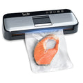 Vacuum Sealer Machine Lychee Full Automatic Food Sealer One-Touch Vacuum Sealing Machine No-Open Lid for Sous Vide and Food Storage Preservation + Vacuum Sealer Bags and Hose Dry Moist Canister Modes