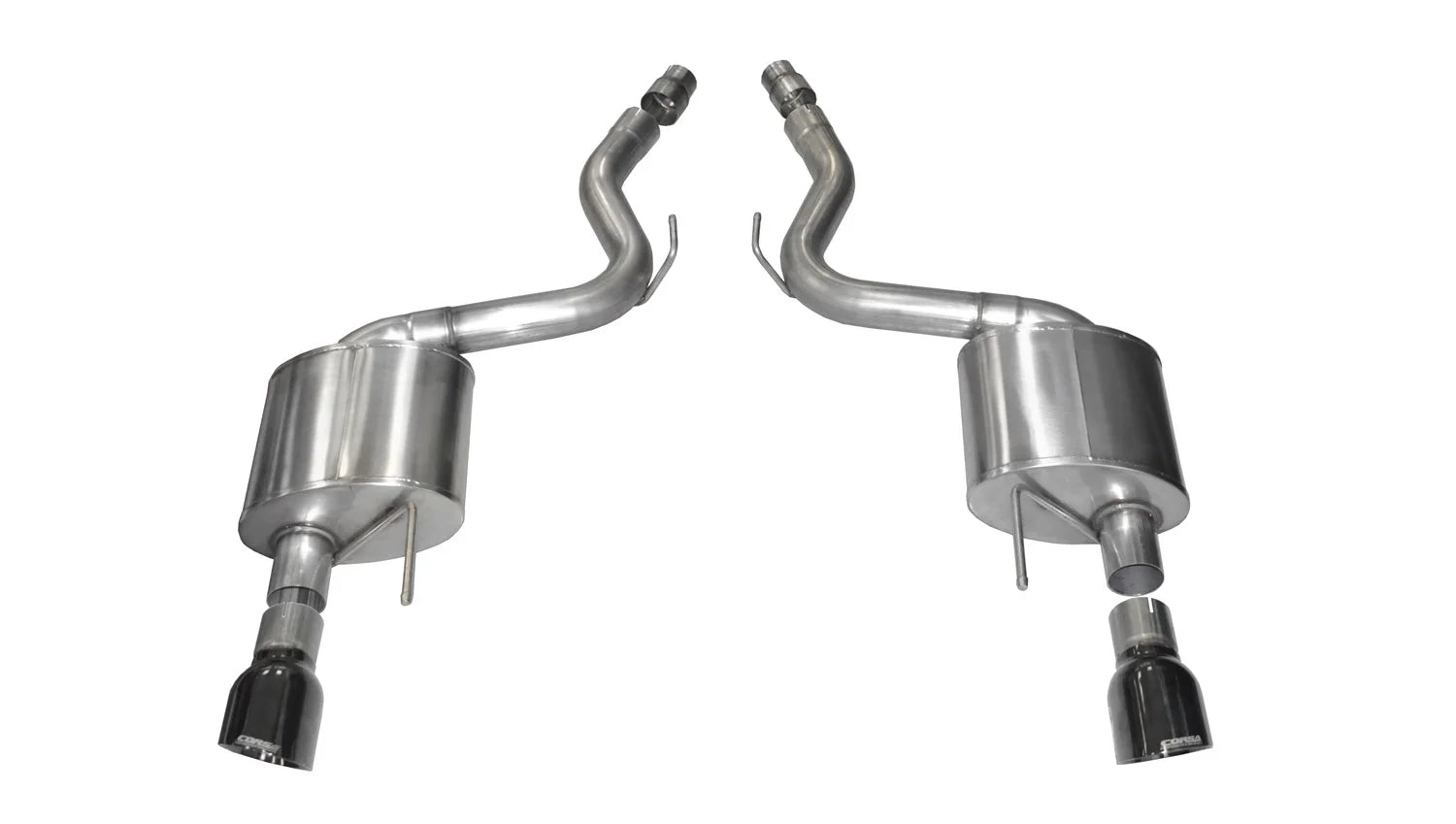 Corsa Performance 14326BLK Sport Axle-Back Exhaust System Fits 15-16 Mustang Fits select: 2015-2017 FORD MUSTANG GT