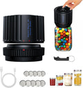 Electric Mason Jar Vacuum Sealer Kit for Wide Mouth and Regular Mouth Mason Jars