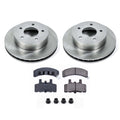 Ultimate Brakes Front Ceramic Brake Pad and Rotor Kit with Hardware WM80368
