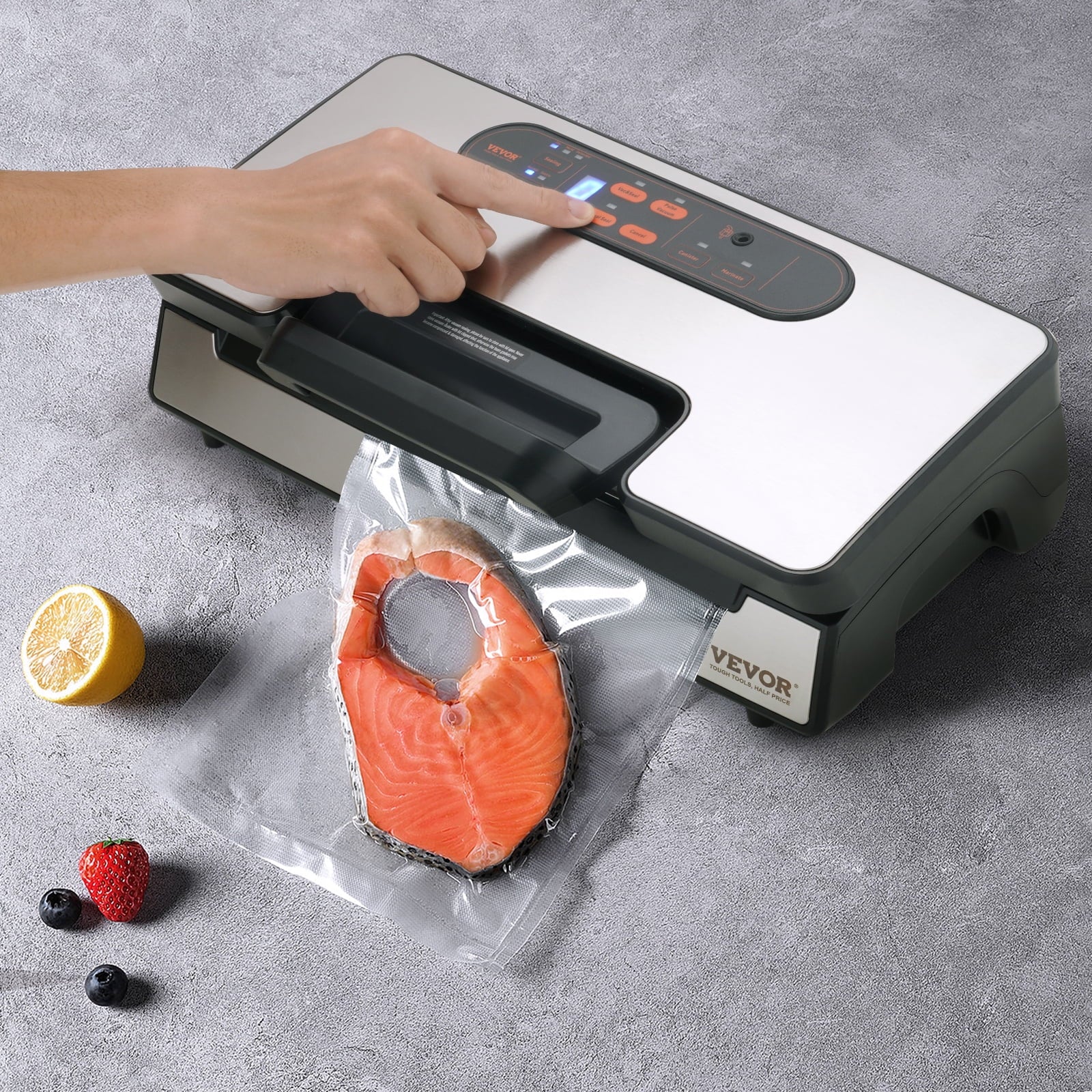 BENTISM Vacuum Sealer Machine Food Preservation Storage Saver 90Kpa w/ Seal Bag