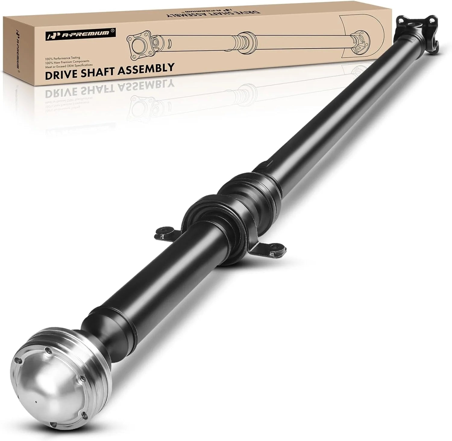 A-Premium Rear Complete Drive Shaft Prop Shaft Driveshaft Assembly Compatible with Ford Explorer Sport Trac 2007 2008 2009 2010, 4WD, Replace# 7A2Z-4R602-D, 7A2Z-4R602-G