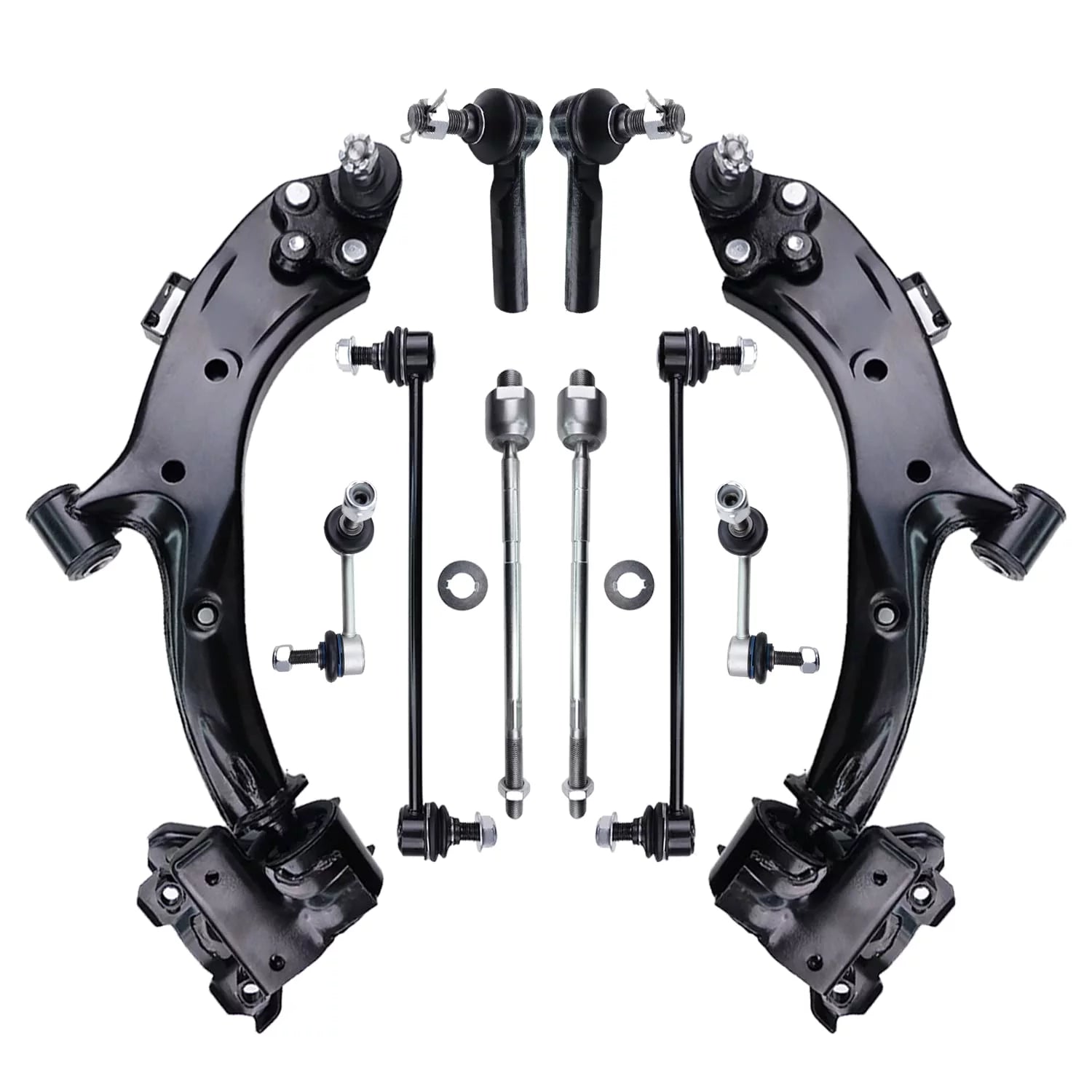Frenzybro Suspension Kit, Replacement For Control Arms With Ball Joint Tie Rod End Sway Bar Link Compatible With 2007 - 2011 Honda CR-V - 10 Pcs