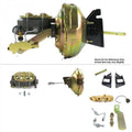 Helix Suspension Brakes & Steering 334665 1973-1987 Chevy Truck Firewall Mount Power 11 in. Single Brake Booster Kit LS Disc & Drum