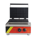 EQCOTWEA Electric Waffle Baker Maker Rectangle Commercial Nonstick 10Pcs