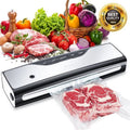 Feastoria Vacuum Sealer Machine with Dry & Moist Food Modes, Starter Kit, LED Indicator Lights(Black)