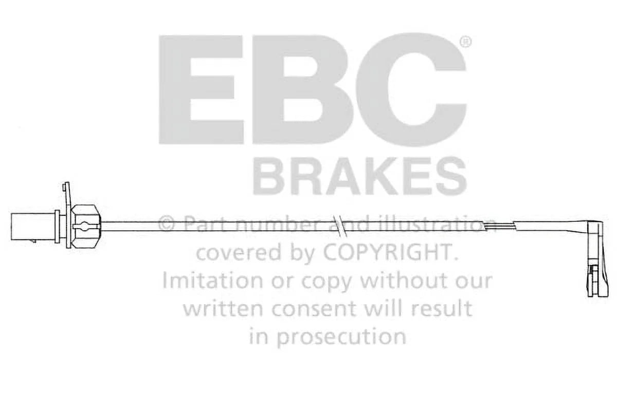 EBC WEAR LEAD Fits select: 2011-2018 AUDI A6, 2012-2018 AUDI A7