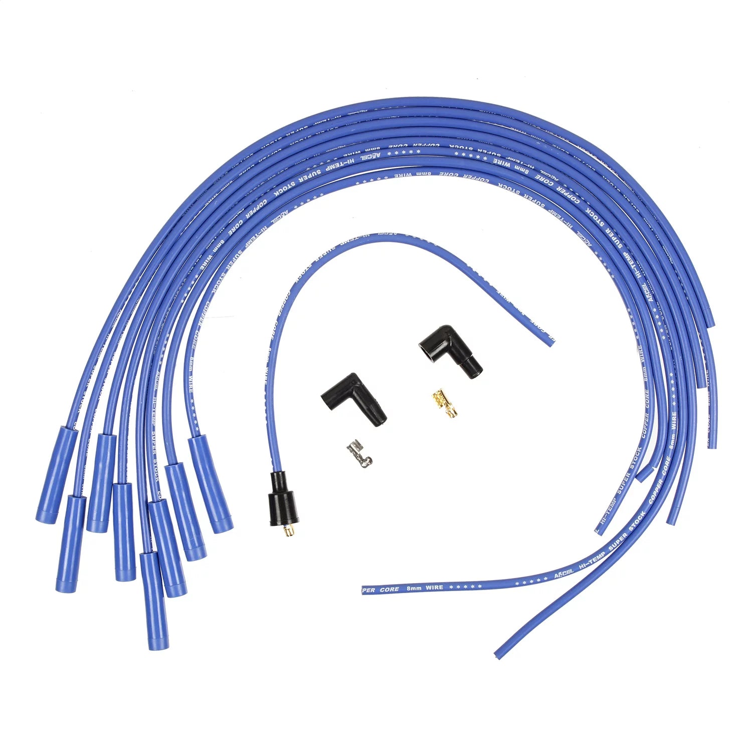 ACCEL 4038B Spark Plug Wire Set Fits select: 1966-1970 FORD MUSTANG, 1966-1974 FORD F100