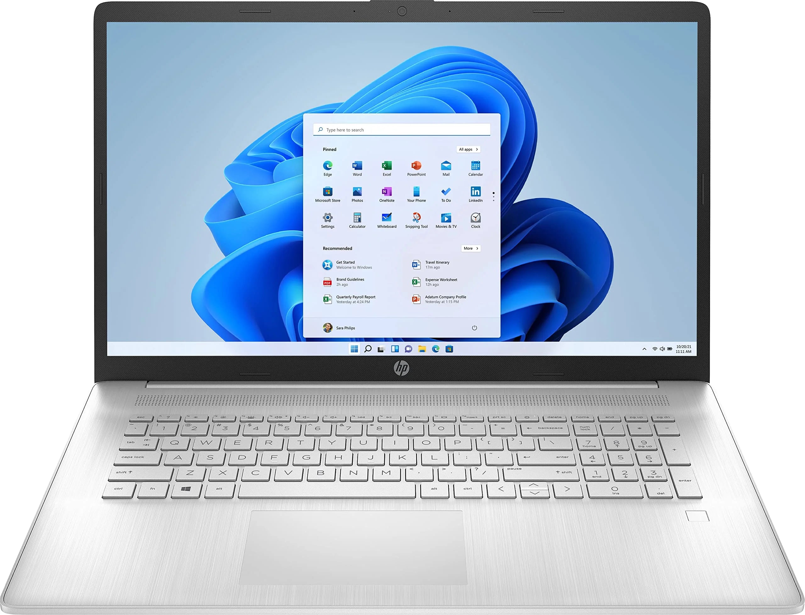 HP Latest 17.3 HD Laptop, 11th Generation Intel(r) Core(tm) i3-1115G4, 16GB DDR4 RAM, 1TB SSD,WiFi, Bluetooth, Webcam,Natural Silver,Windows 10 Home