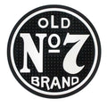 Jack Daniels 35107 Jack Daniels Black Old No.7 Round Bar Mat
