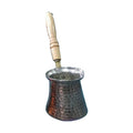 deevoka Turkish Coffee Pot Kitchen with Long Handle Cafe Bar Greek Arabic Coffee Pot 225ml