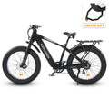 ECOTRIC Explorer 26 Electric Mountain Bike Fat Tire Ebike Adult Bicycle 26 750 W 48 V 13 AH Lithium Battery Full Suspension Throttle Pedal Assist A-E516646