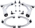 A-Premium 8Pcs&nbsp;Front Lower&nbsp;Upper&nbsp;Control&nbsp;Arm Compatible with Audi&nbsp;Q7&nbsp;2007-2015,&nbsp;Porsche&nbsp;Cayenne&nbsp;2008-2010,&nbsp;Volkswagen&nbsp;Touareg&nbsp;2004-2010