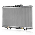 KT 2148 Compact 1-Row Aluminum Radiator, Silvery, Front-Fit Design for Efficient Cooling