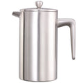 PDWSA1000BS Double Wall Coffee Press, Stainless Steel, Brushed, 33.8 Oz.