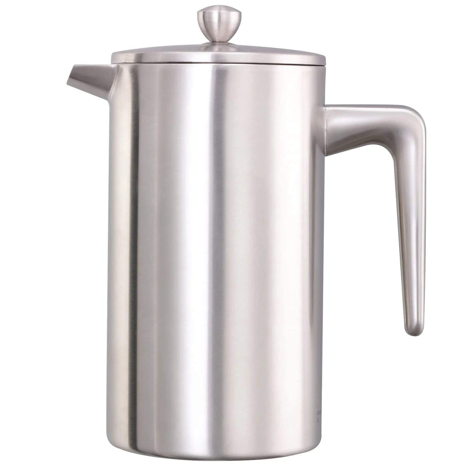 PDWSA1000BS Double Wall Coffee Press, Stainless Steel, Brushed, 33.8 Oz.