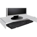 Kantek Acrylic Monitor Stand with Keyboard Storage, Each