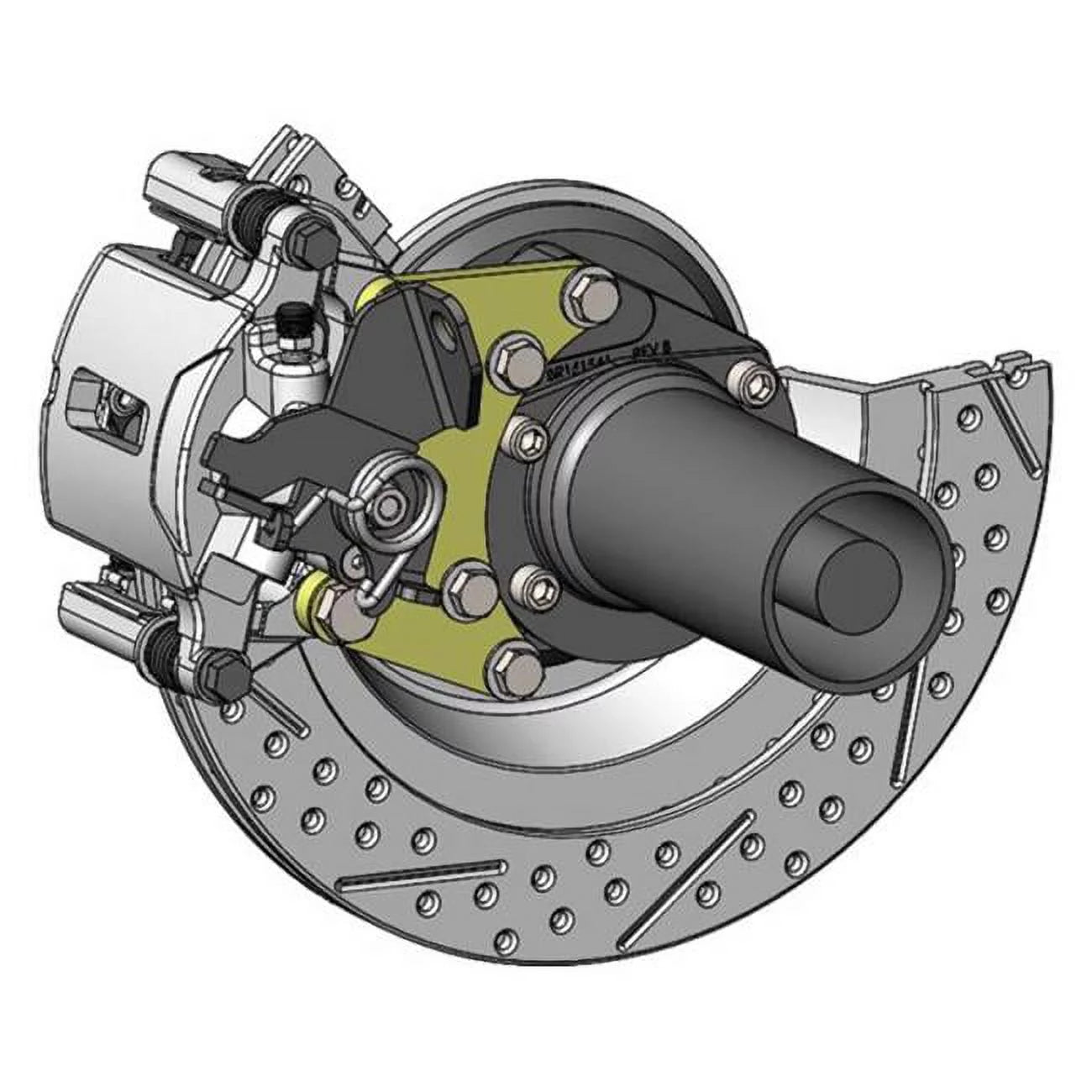Master Power Brakes DB3515BR 9 in. Rear Disc Brake Conversion Kit for Ford Small Bearing Flange