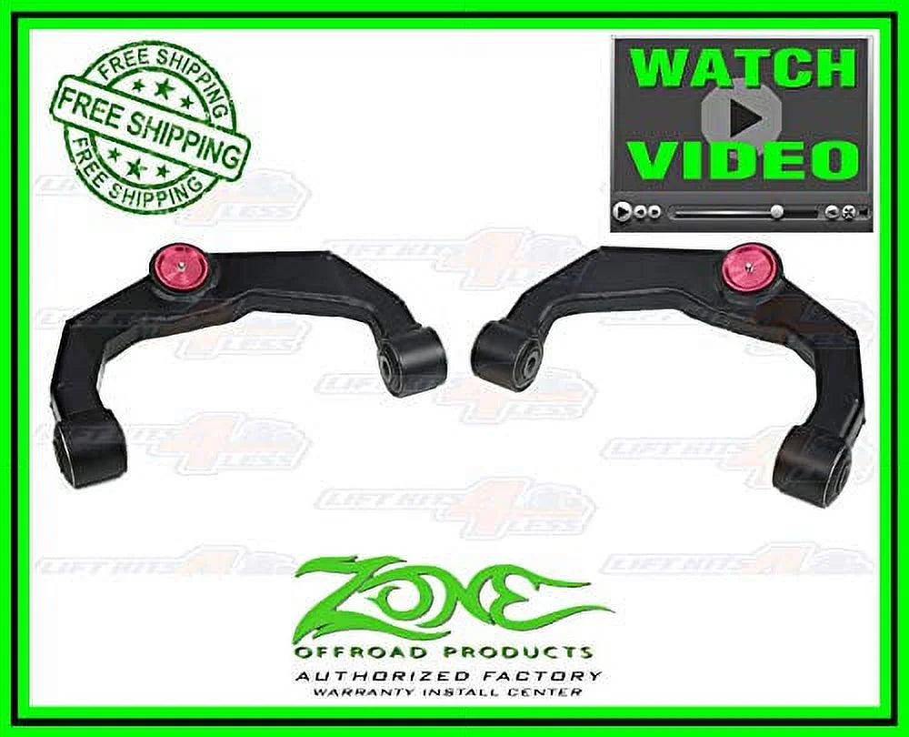 Zone Offroad C2312 Heavy Duty Upper Control Arm Kit