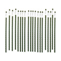 Bond Manufacturing (#SS3) Steel Plant Stake, Green - 36 (20 per Pack)