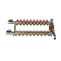 INTBUYING Floor Heating Geothermal Water Separator Stainless Steel 10 Branches