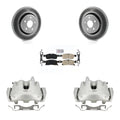 Transit Auto Front Disc Brake Caliper Coated Rotors And Ceramic Pads Kit For Jeep Grand Cherokee With 350mm Diameter Rotor KCG-100385N
