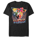 Men's Nintendo Super Metroid Retro Grid  Graphic Tee Black Small